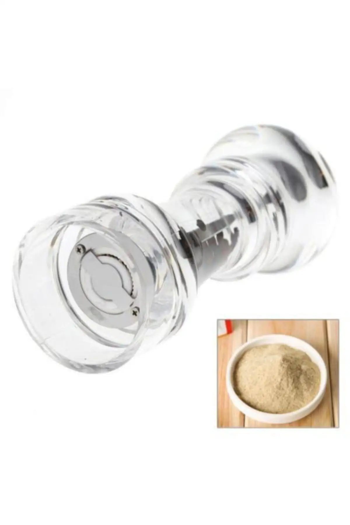 

Salt Spice Pepper Mill Grinder Acrylic 2'li Set