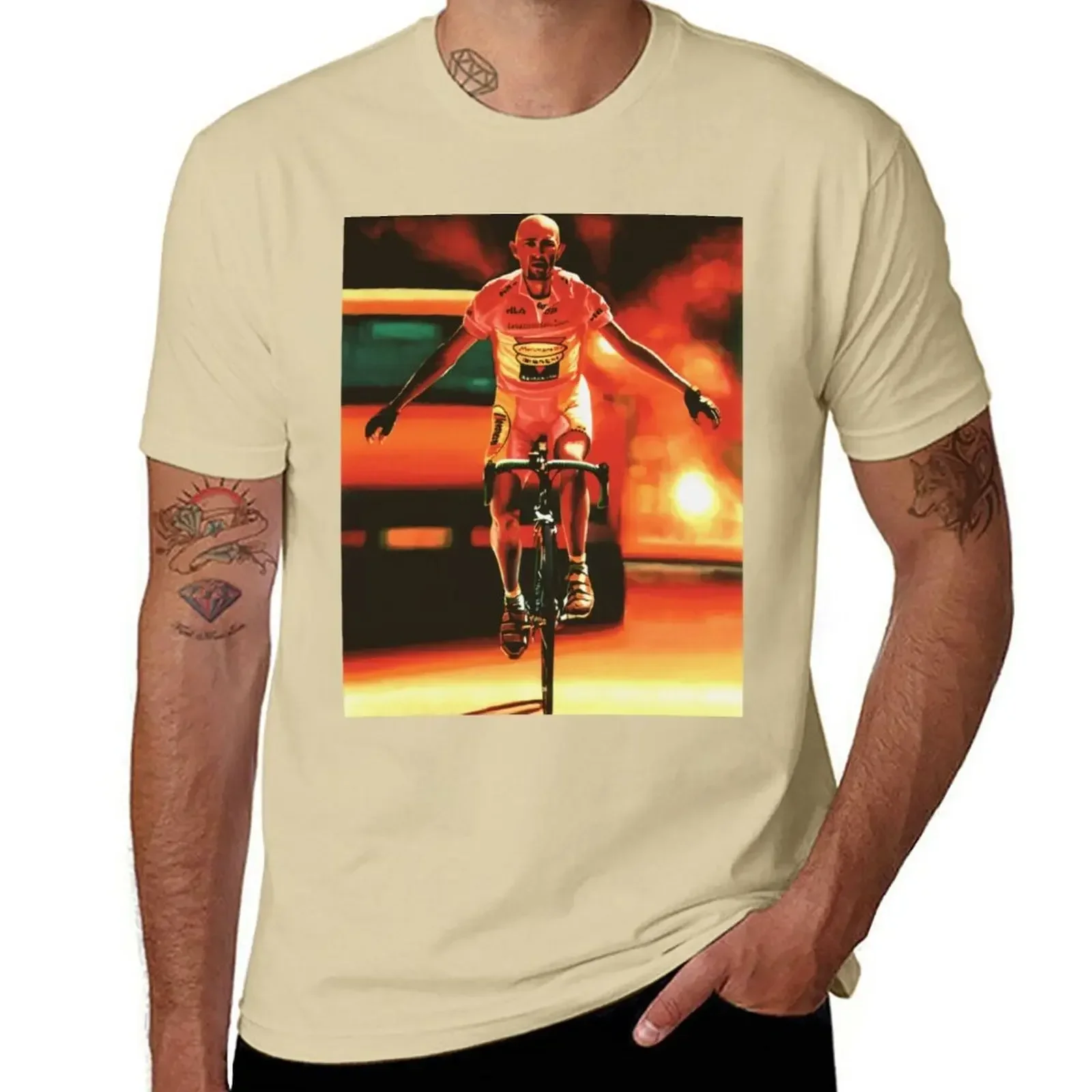 Marco Pantani футболка с картиной kawaii одежда корейская мода тяжелые мужские