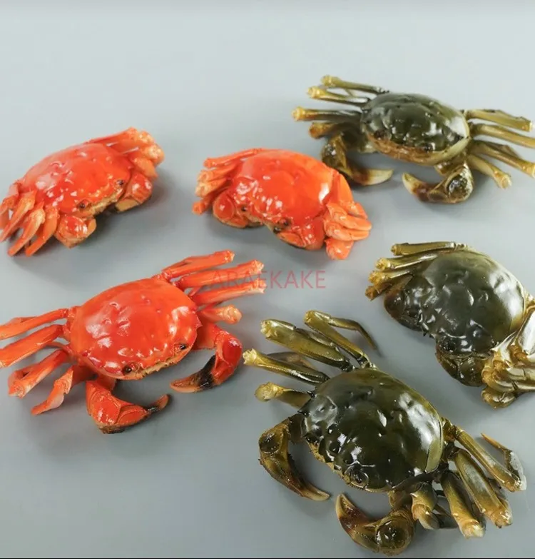 1 шт. модель имитации пушистого краба искусственные мужские и женские крабы
