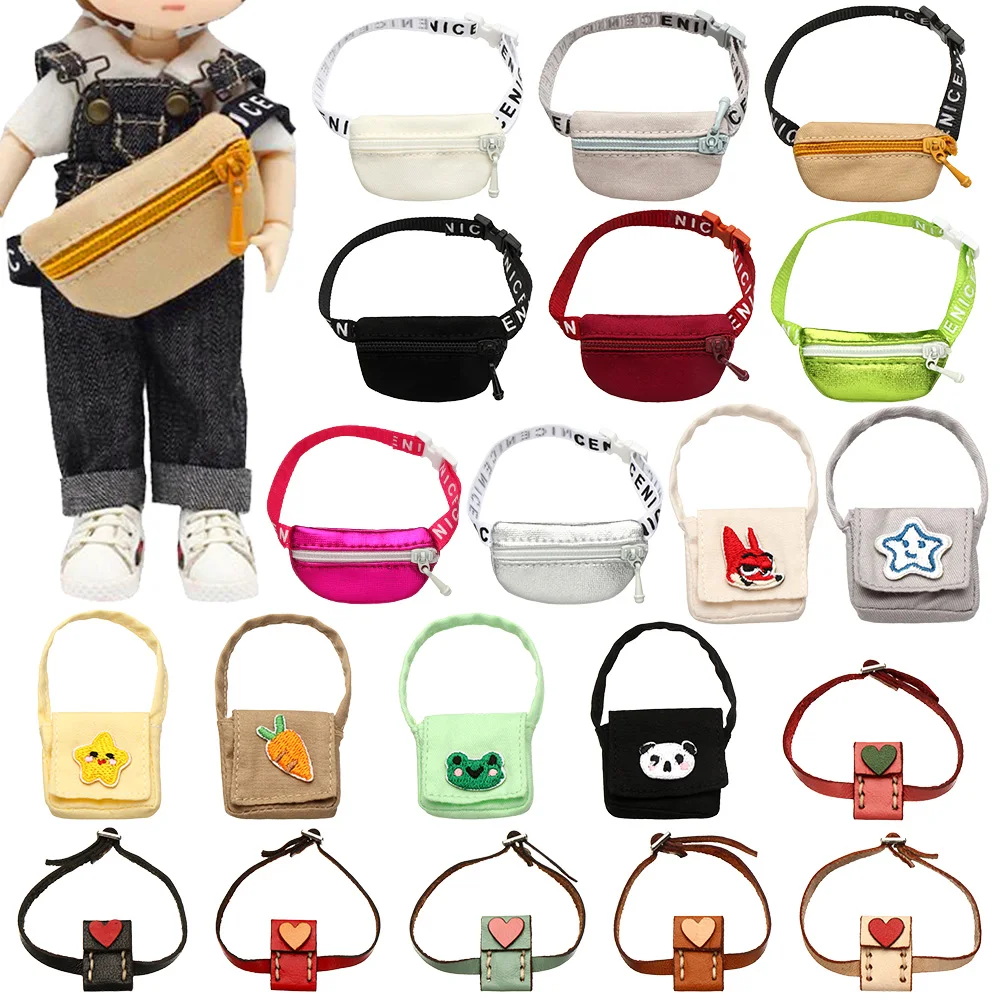 Модная миниатюрная сумка для кукол 1/6 1/8 1/12 Blyth OB11 рюкзак игрушек аксессуары