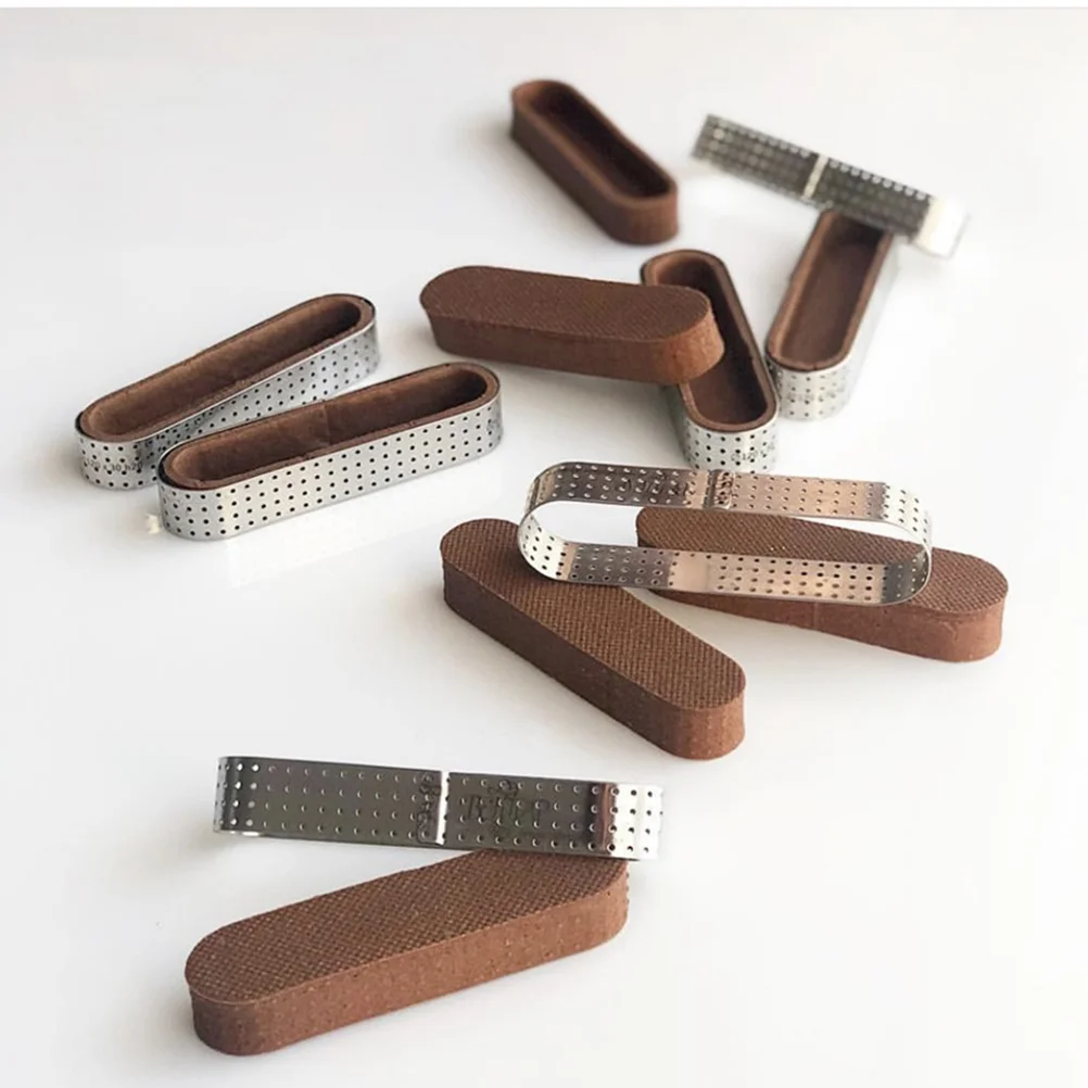 2 шт. овальная форма для тарталеток практичная десертного мусса из нержавеющей