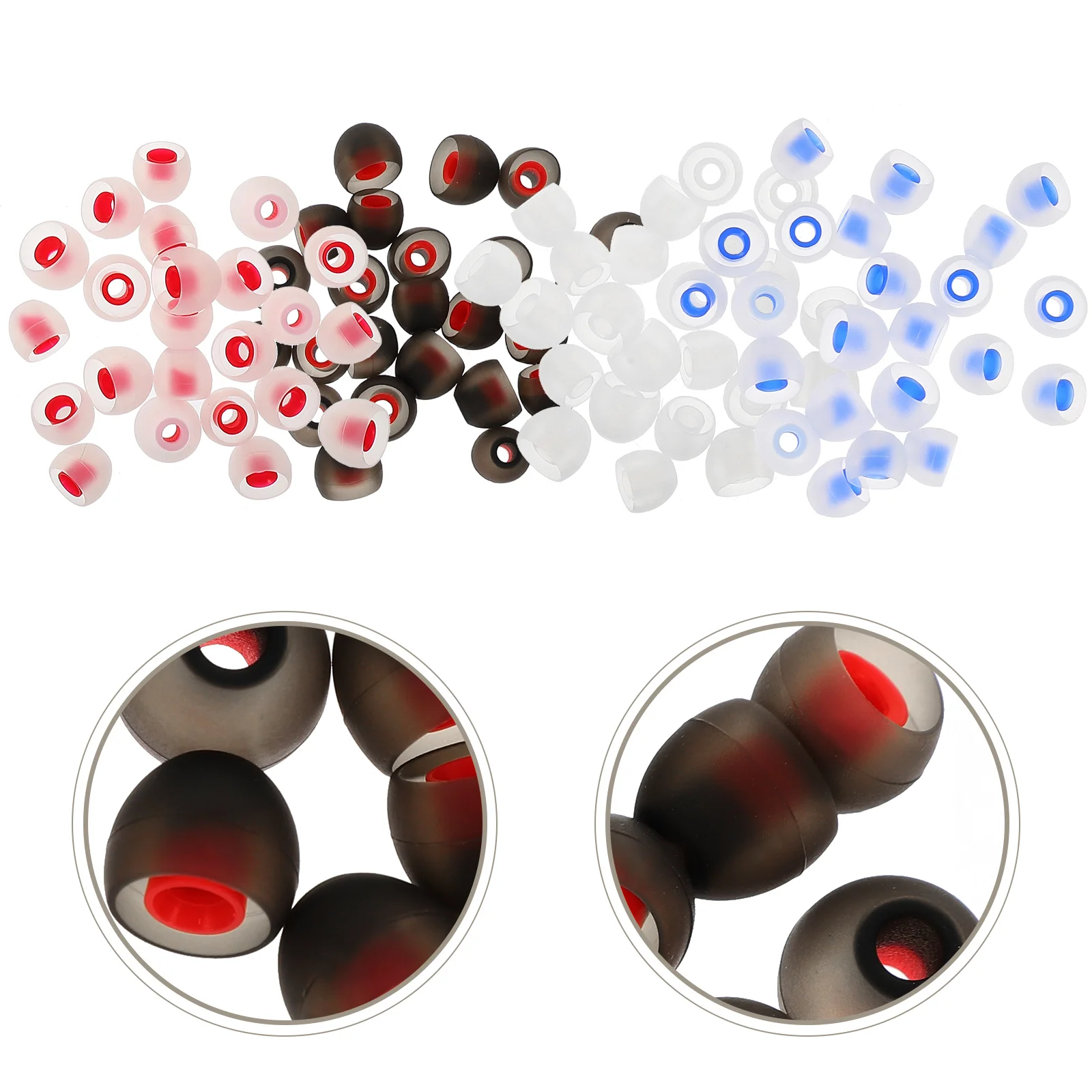 

Replacement Tips Ear Earphone Earbuds Earbud Silicone Accessories Pads Caps Supplies Covers Cushion Buds Replacements