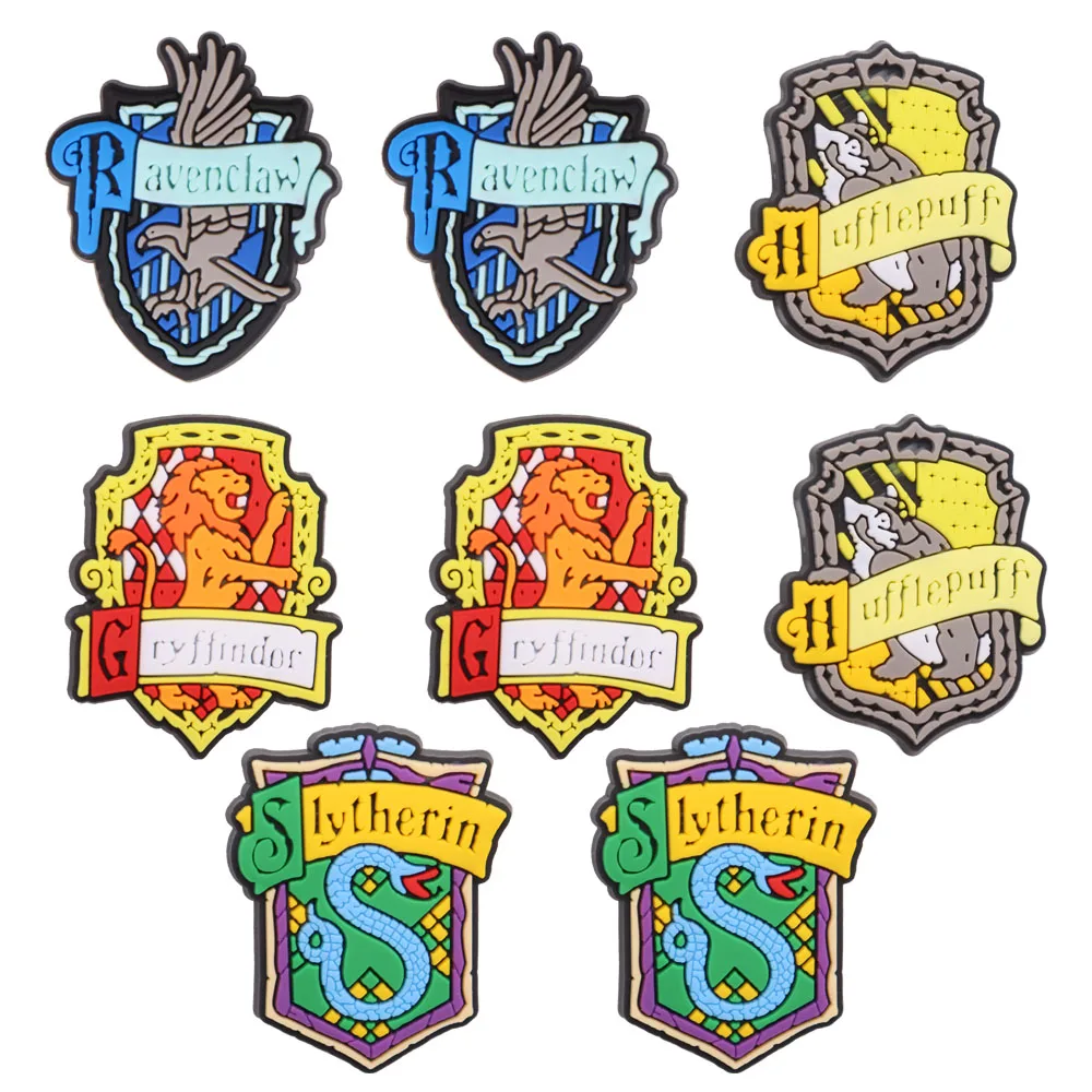 

Смешанные 50 шт. пряжки из ПВХ Croc Jibz Kawaii знаменитый кинотеатр Барсук Золотой Лев Орлан змея вечерние ринка Рождественские подарки украшение ...