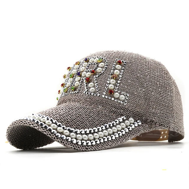 кепка со стразами