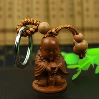 chinese traditional ebony carving cute doll amulet pendant all the best car key ring a thriving business car keychains accessory