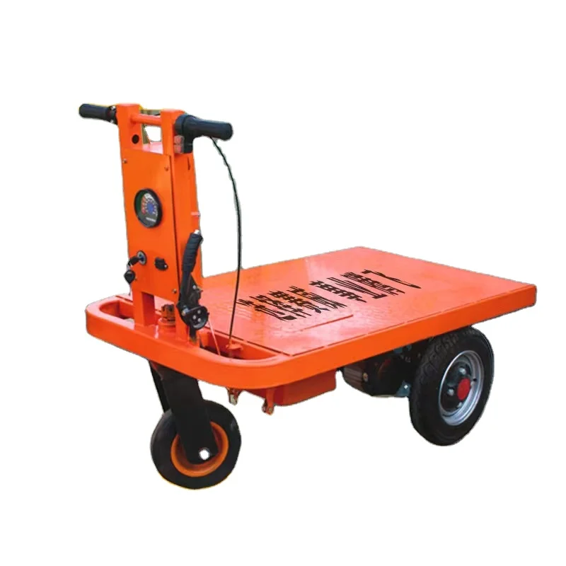 

Site hand overturning, construction site push ash Trolleys, electric transport construction site electric trolley battery power
