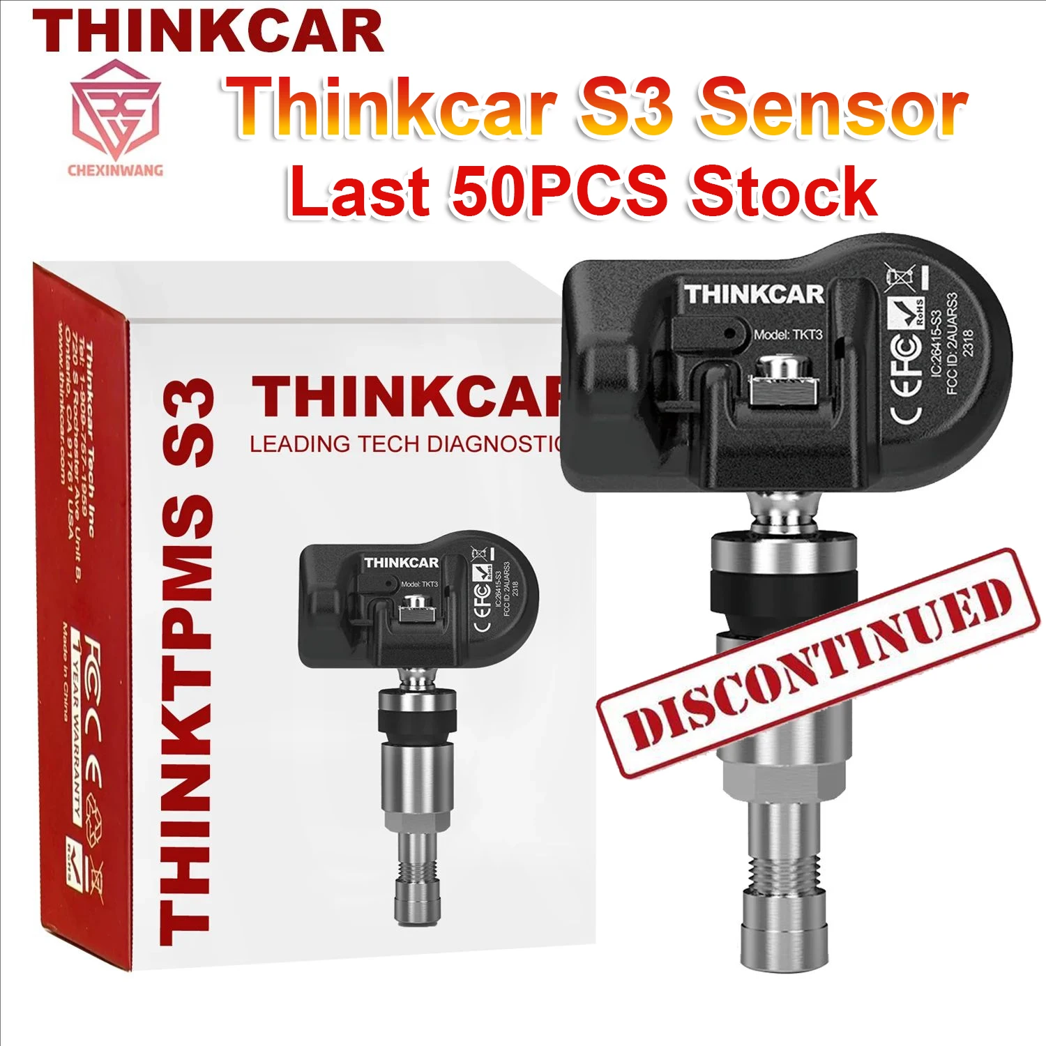 Датчик TPMS THINKCAR S3 THINKTPMS S3/S2 315 МГц 433 Универсальный датчик Автомобильная