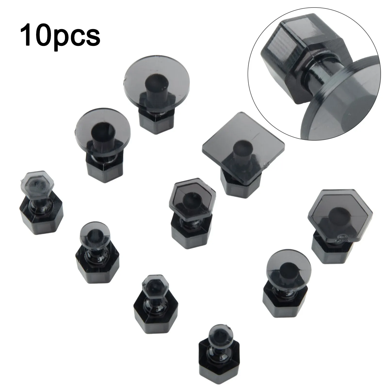 

New Style 10pcs Glue Tabs Dent Removal Tools Dent Removal Tool Car Body Glue Tabs Nylon Black For Quick&easy Repaire/removal