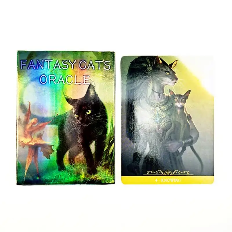 

Интерактивные настольные игры для вечерние Ринок с изображением фантазийных кошек