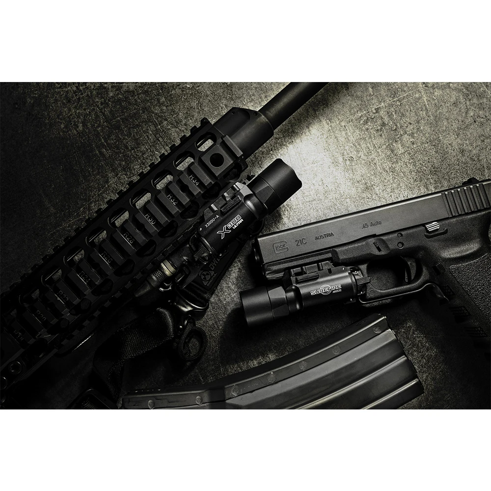 Тактический фонарь X300U для пистолета-разведчика Glock CZ-75 SP01 бесплатный 9-мм красный