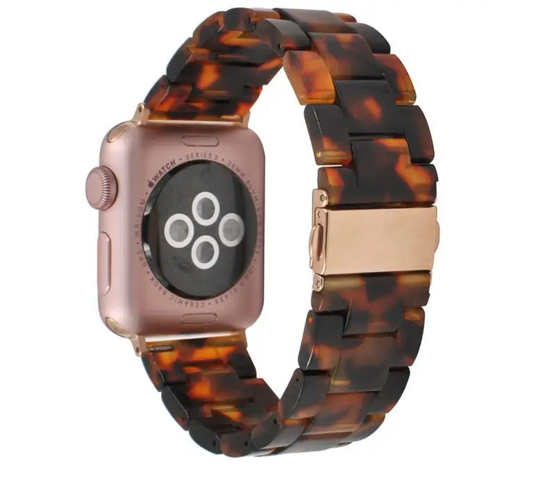 Resin strap For Apple Watch ultra7 49 45 41mm 44mm 40 38MM 42MM Transparent Band Bracelet iWatch Series 8 7 6 se 5 3 Replacement