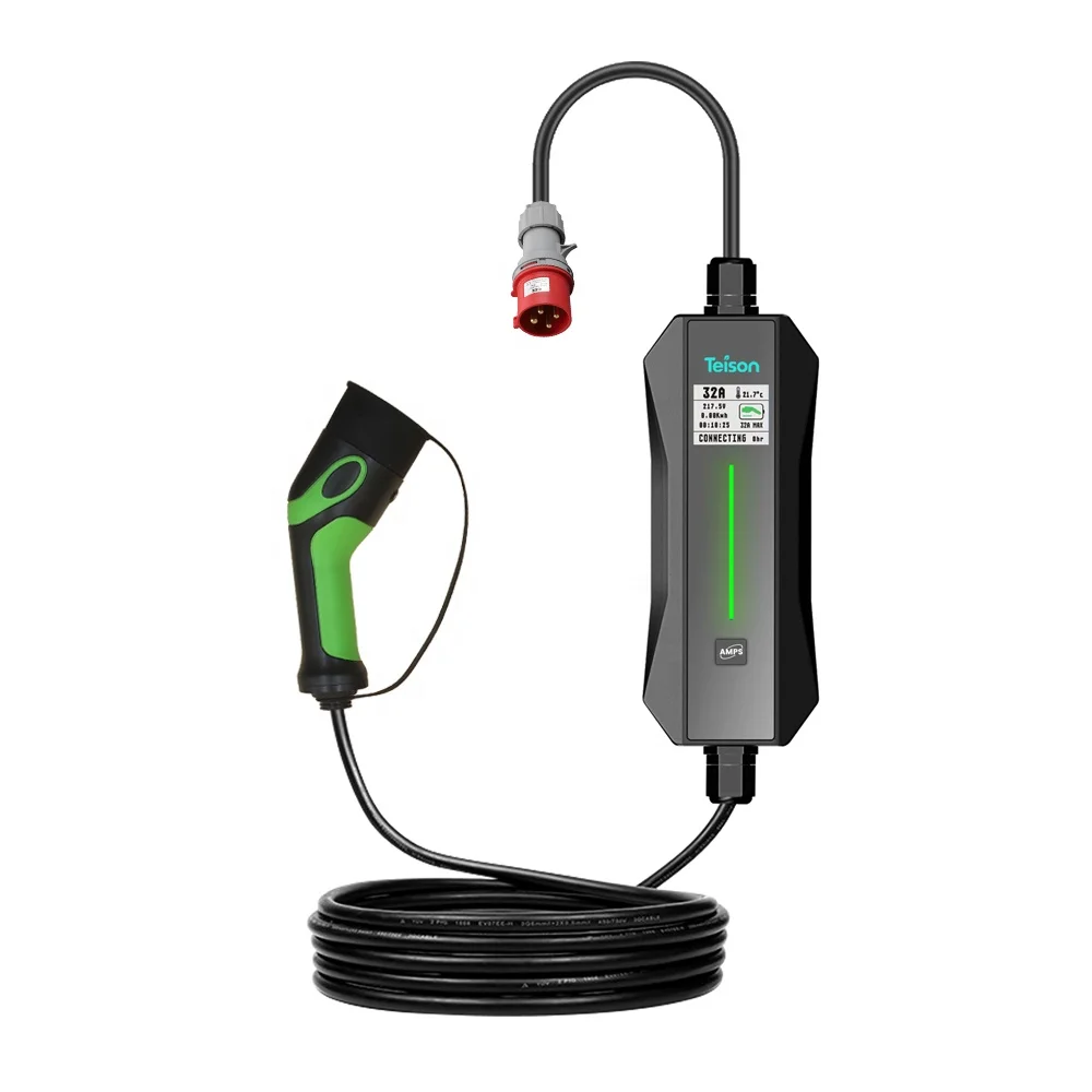 

3-фазное зарядное устройство для электромобилей Teison AC 22 кВт, 2 вилки