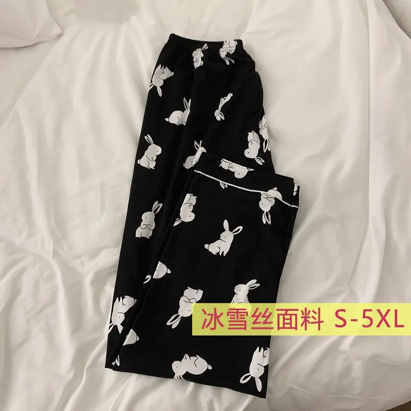 Pajamas women age season sweet cool wind 2023 new iced leisurewear two-piece silk long sleeve lovely big yards