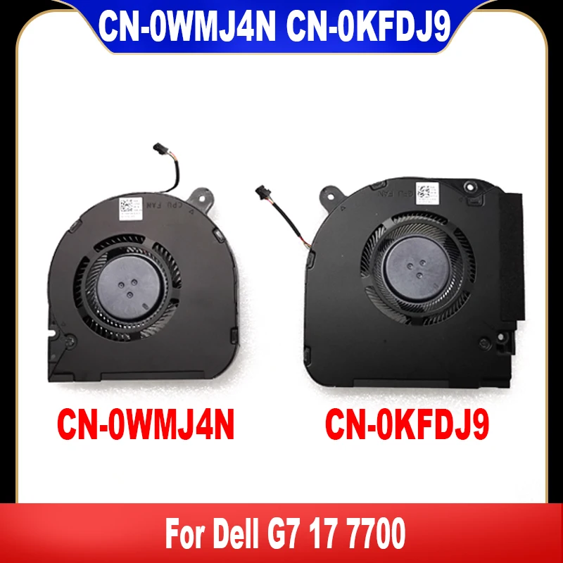 0KFDJ9 0WMJ4N новый оригинальный охлаждающий вентилятор для ноутбука Dell G7 17 7700 KFDJ9 WMJ4N