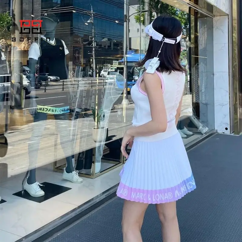 

Летняя женская короткая юбка BOFFIN для гольфа, Спортивная быстросохнущая модная Высококачественная элегантная тонкая мини-юбка для девушек с принтом