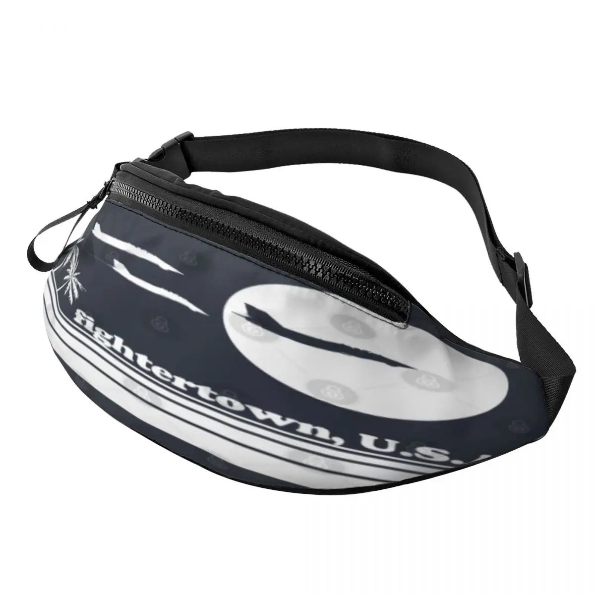 

Fightertown USA Retro Fanny Pack,Waist Bag Holiday With Zip School Nice gift Customizable
