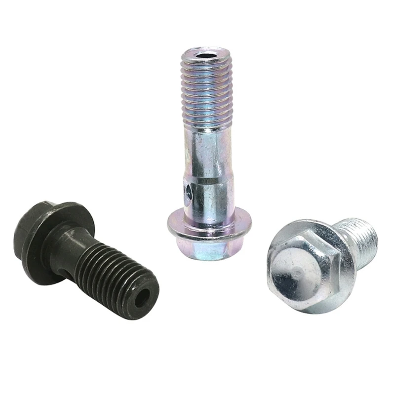 10 шт. болты-банджо для тормозного суппорта винты с шайбами аксессуары мотоциклов