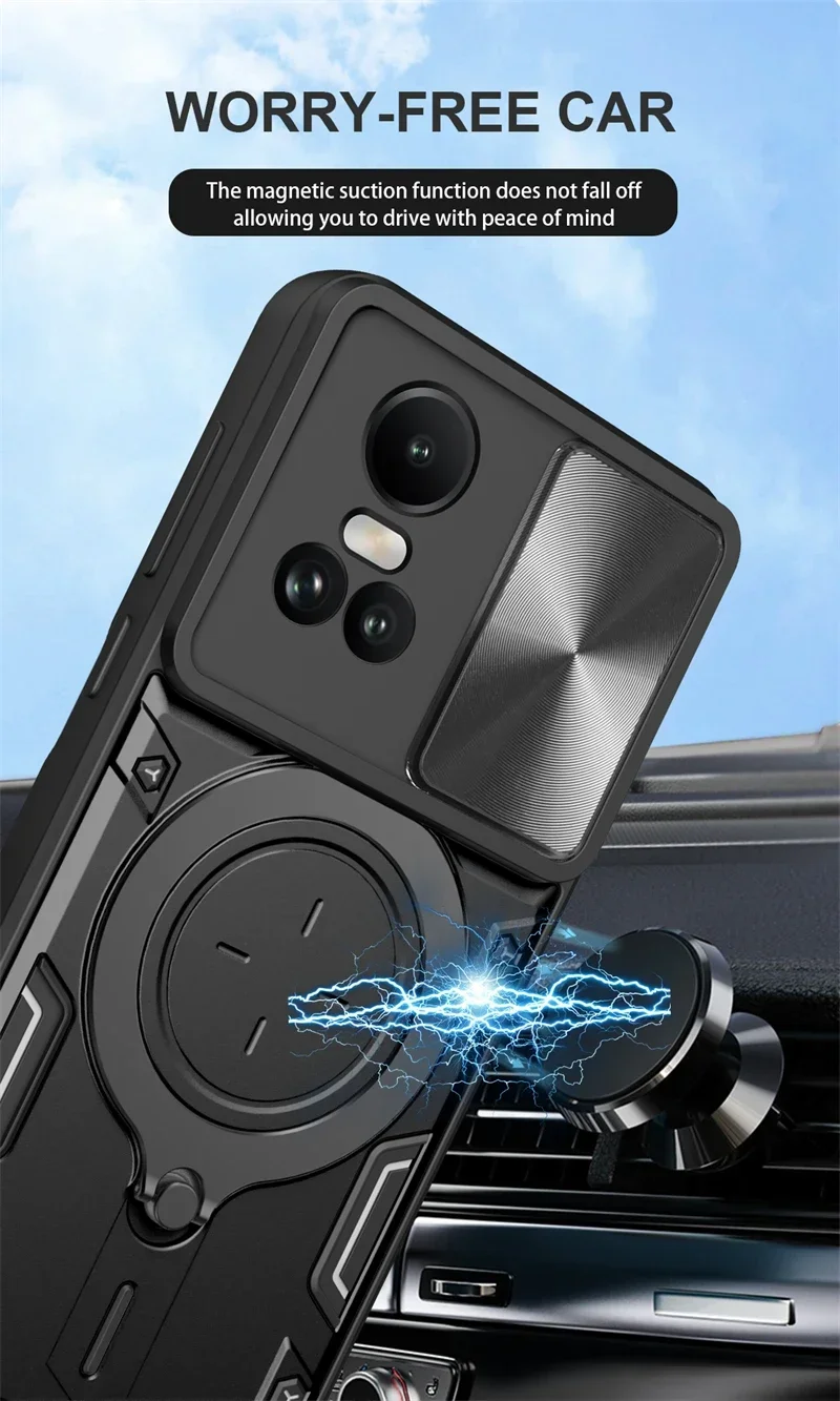 Для OPPO Reno 10 5G CPH2531 Чехол слайд-камера Защитный чехол для телефона Oppo Reno10 Pro Global 2023