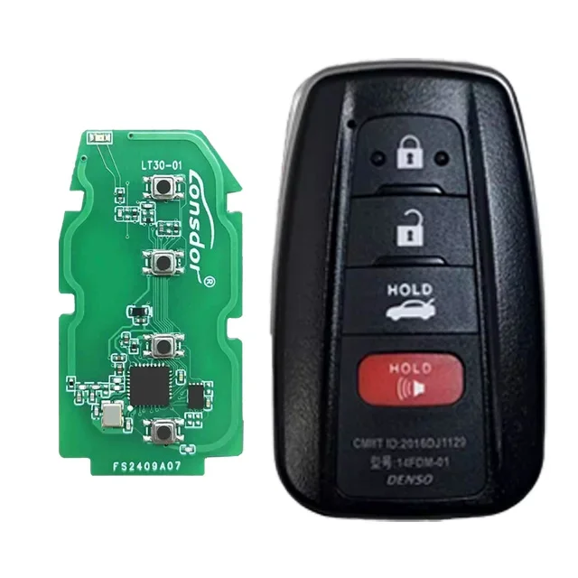 

Lonsdor LT30-01 Плата брелока: 2000/2661/1320/2550/0110 для Toyota Corolla Cross Levin Allon Camry, универсальный умный дистанционный ключ, чип 4A