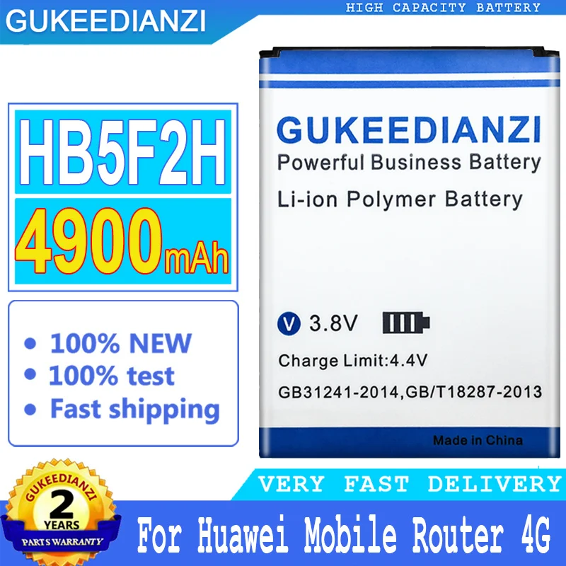 

4900mAh GUKEEDIANZI Battery HB5F2H For Huawei Mobile Router 4G Wifi E5372 E5375 E5373 EC5377 E5330 E5336 Big Power Bateria