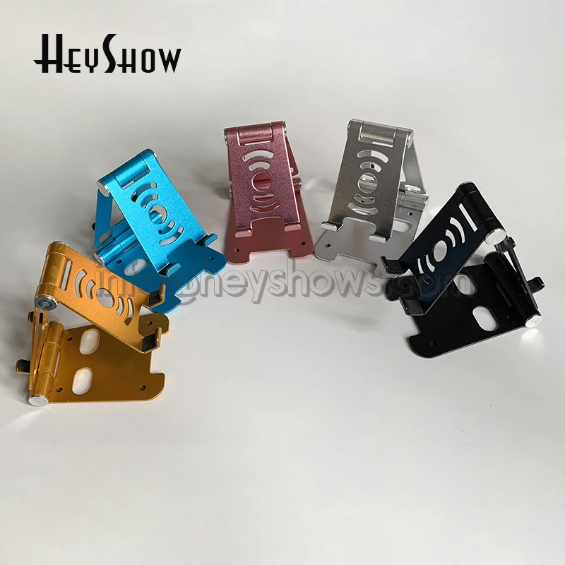 

2 in 1 Portable Desktop Phone Holder Tablet Lazy Stand Adjustable Aluminium Alloy Foldable Bracket For 4-12 Inch iPhone iPad