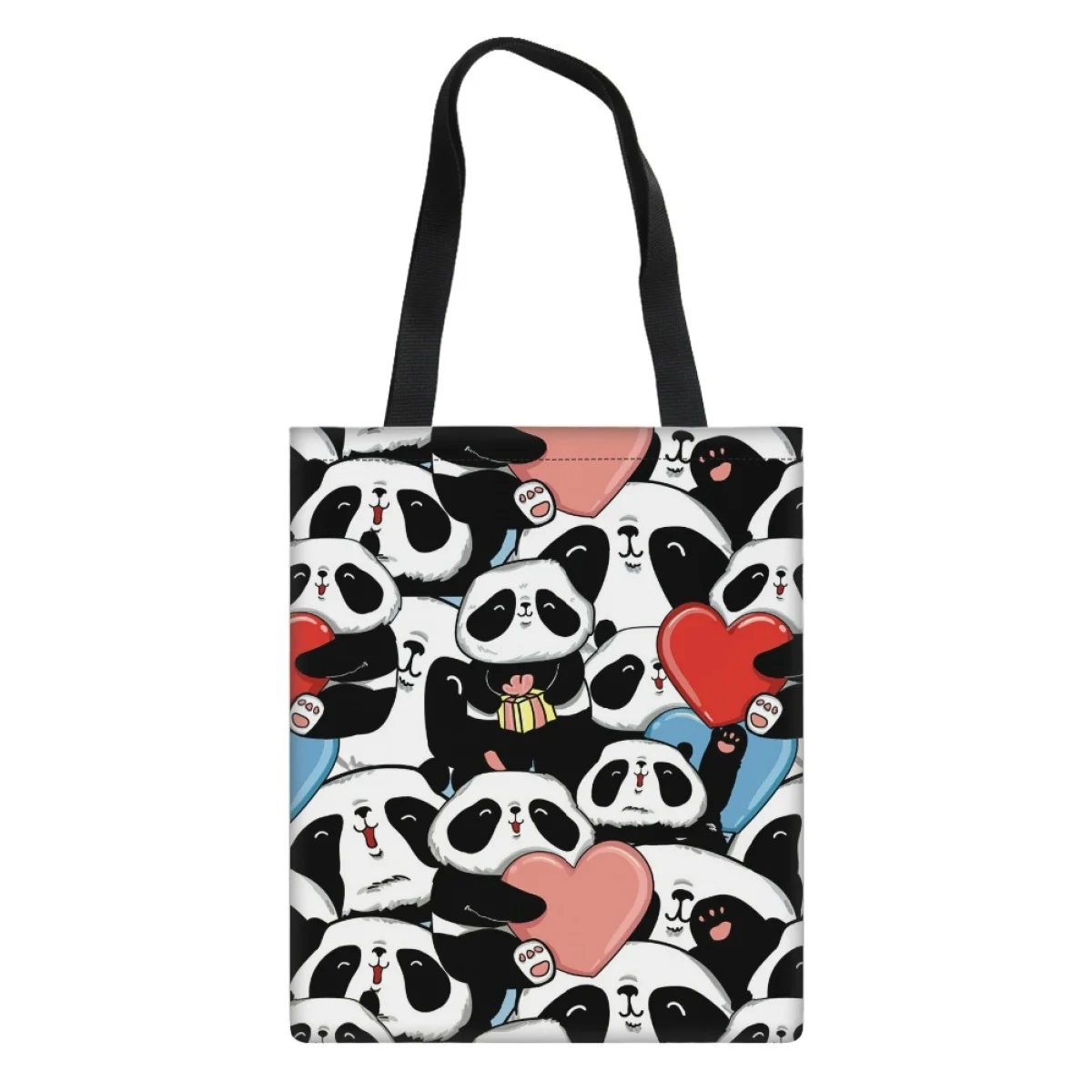 

Женская льняная холщовая светильник с бамбуковыми сердечками, большой вместимости