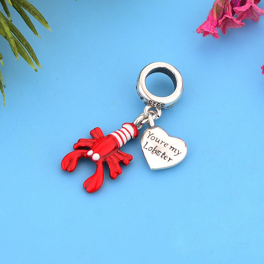 

Fit Original Brand Charm Bracelet 925 Silver TV Friends Your Are My Robster Bead For Making Women Valentine Day Berloque 2022