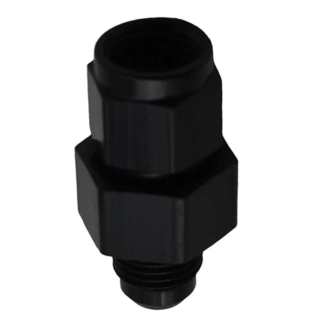 

1pc Oil Gauge Adapter Internal to External Thread AN8-1/8-AN8 Aluminum Alloy Side Port Connector Adapter for Car