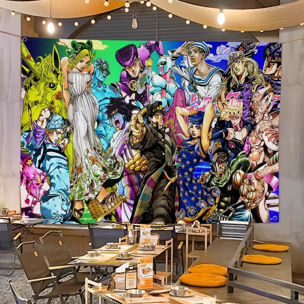 Ковер JoJo S Bizarre Adventure Аниме Таблица Флаг Для Гостиной Домашний Декор Общежития