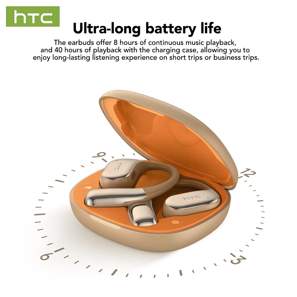 Фото HTC NE39 Bluetooth-наушники AI-переводчики OWS Спортивные беспроводные наушники Удобные ушные крючки Сверхдлительное время автономной работы №3