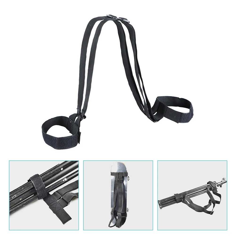 

Strap Carrier Longboard Shoulder Ski Skateboard Snowboard Sling Scooter Carry Backpack Pole Accessories Carrying Bike Shoulders