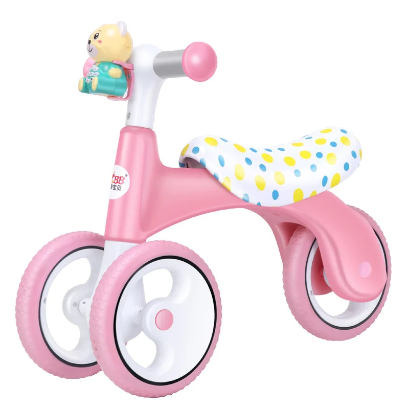 New Children's Scooter Walker with Music Baby Can Ride The Scooter Yo-yo Balance Cart