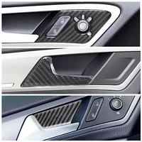 car door bowl handle windows control panel modification cover trim strips stickers for volkswagen golf 7 interior accessories