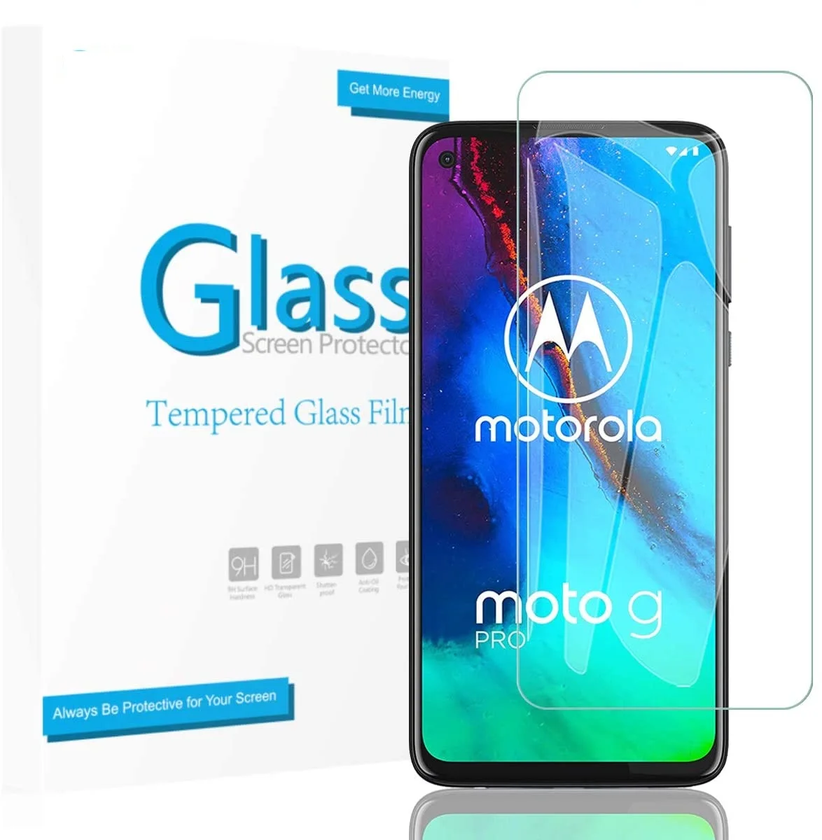 

Защита экрана для Motorola Edge (2021) 20 Fusion Lite Pro S S30 X30 Moto E20 E30 E40 E6i, защитная пленка из закаленного стекла