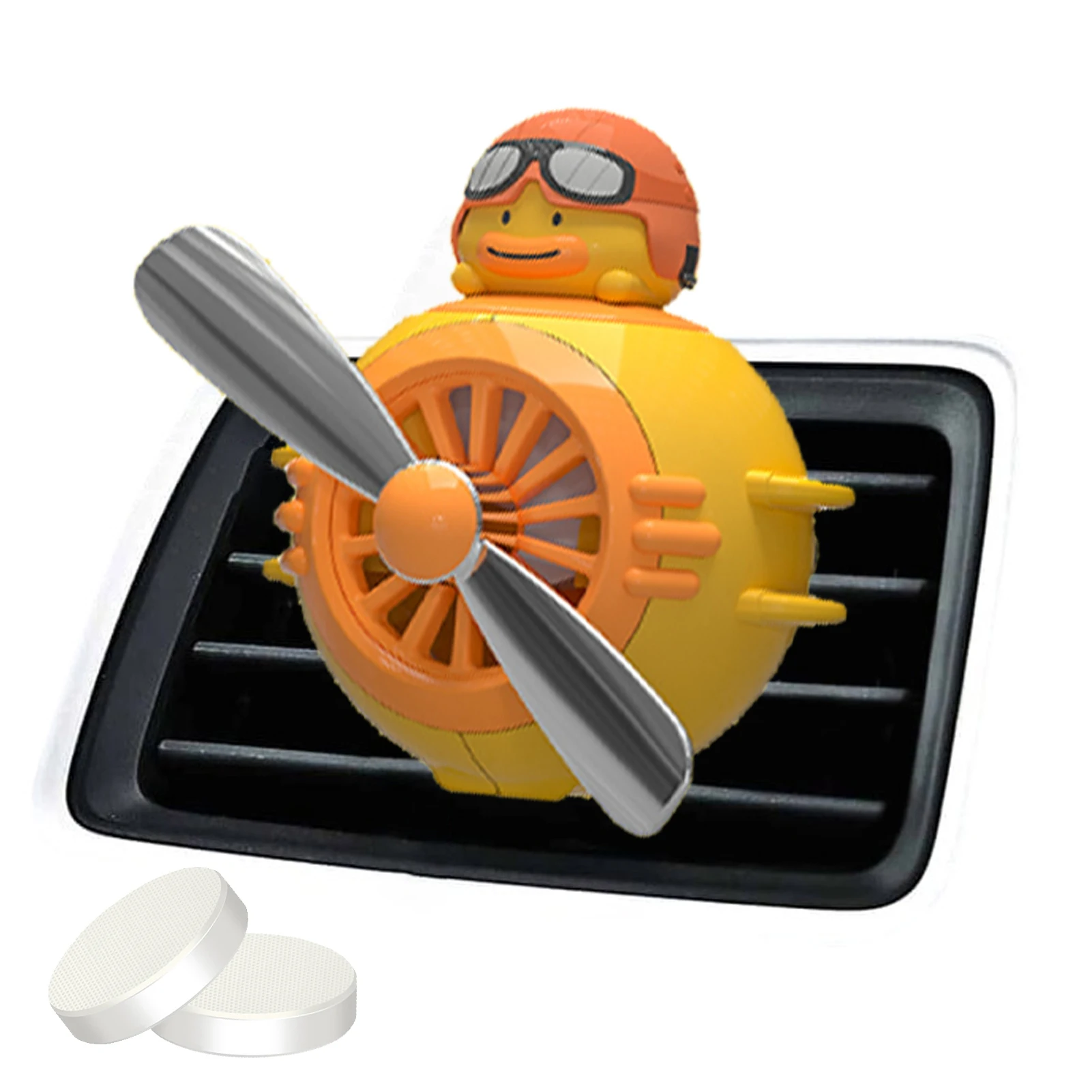 

Car Air Fresheners Cute Decoration Diffuser For Car Cute Car Air Freshener With Aromatherapy Tablets For Car Yellow Or Pink