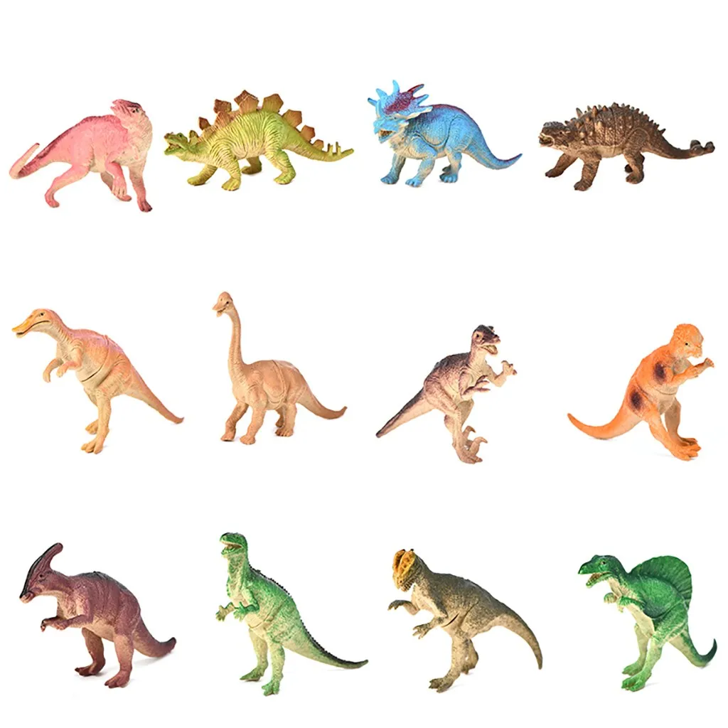 

Dinosaur Educational Different Children Toy 12cm Model 12pcs Kids Plastic Gift Education