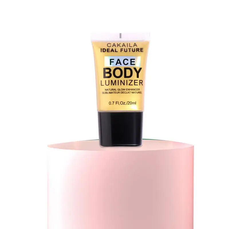 

Жидкий Макияж мерцающие Сияющие ультра-гладкие Сияющие Мерцающие Румяна для лица и хайлайтер Сияющие жидкие бронзеры