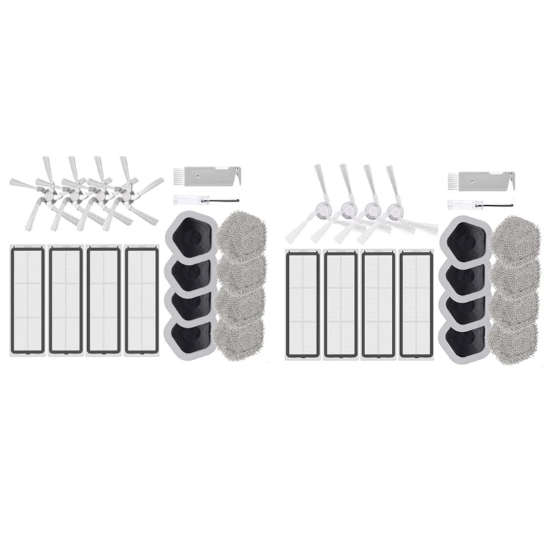 

HEPA Filter Side Brush Mop Cloth And Mop Holder For Xiaomi Dreame Bot W10 & W10 Pro Robot B