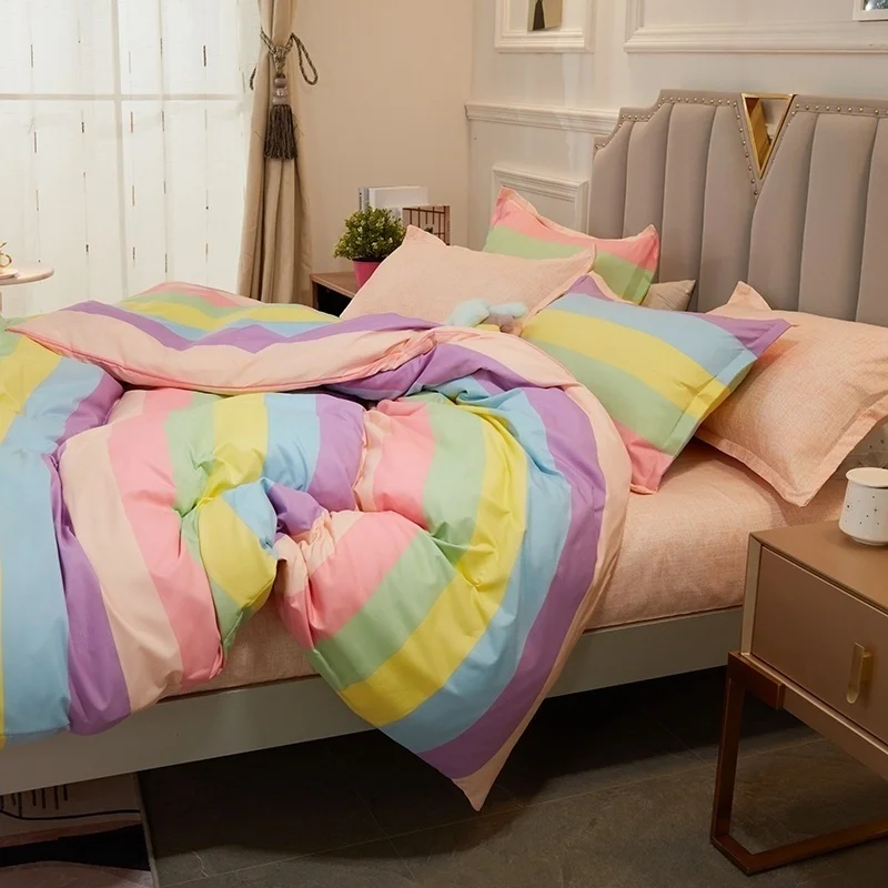 Домашний текстиль для девочек Детский Комплект постельного белья пододеяльник с