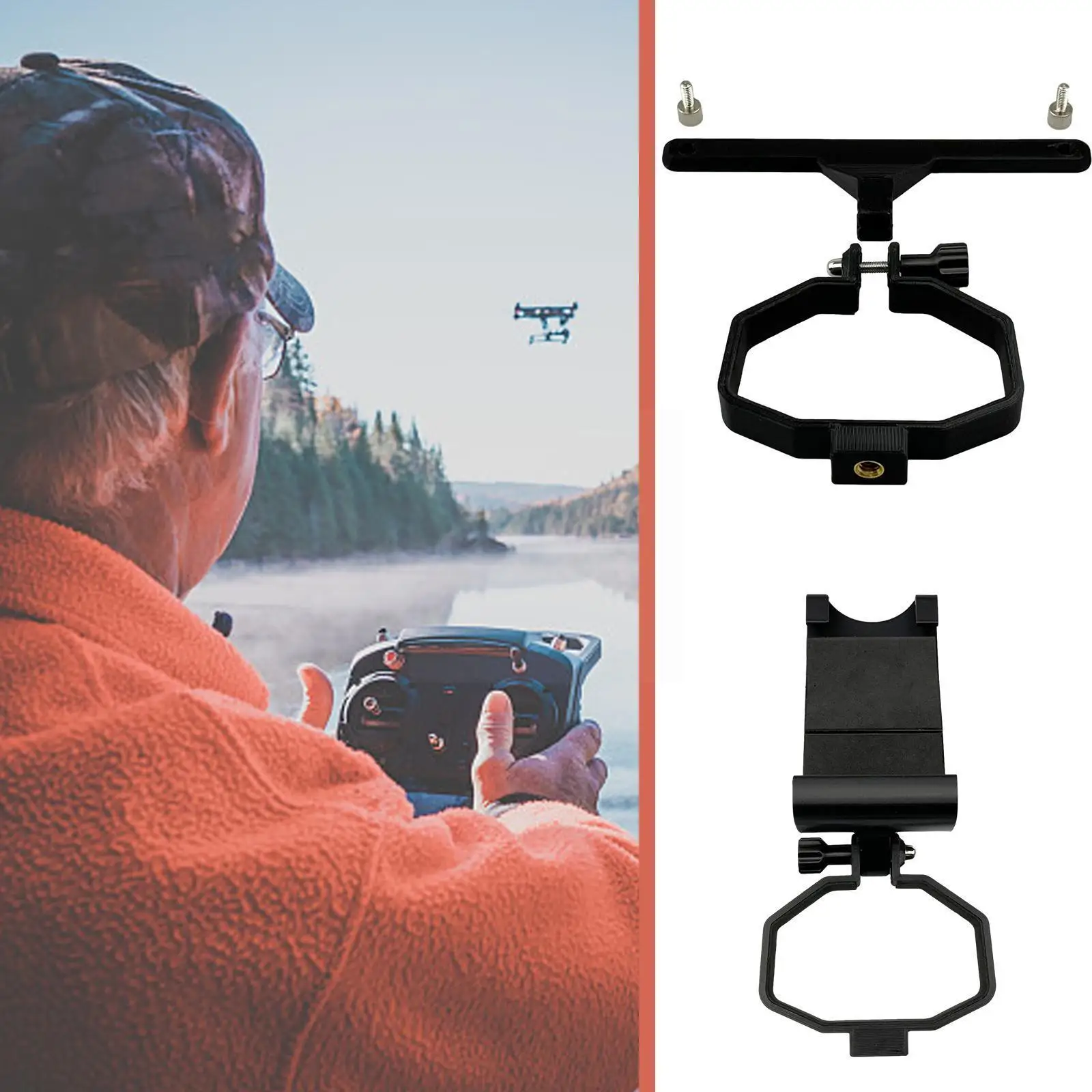 

Handheld Modified Bracket Tripod Stand Holder Support 1/4 Screw Connection For DJI MINI 3 PRO Drone Accessories G3U6