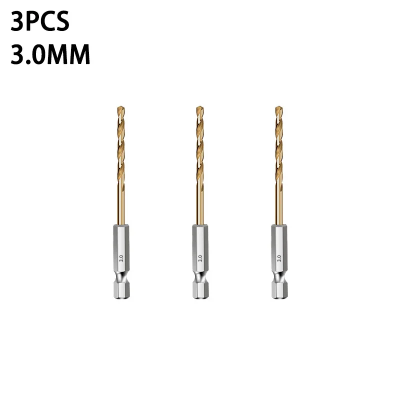 

YaBaoYan набор сверл из быстрорежущей стали с титановым покрытием 3/5/13 шт.