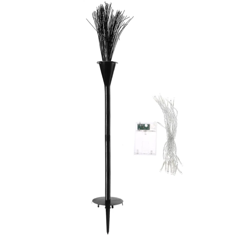 

Pre-lit Broomstick Halloween Witches Brooms Light Halloween Venue Decoration Props Outdoor Garden Party Decoration