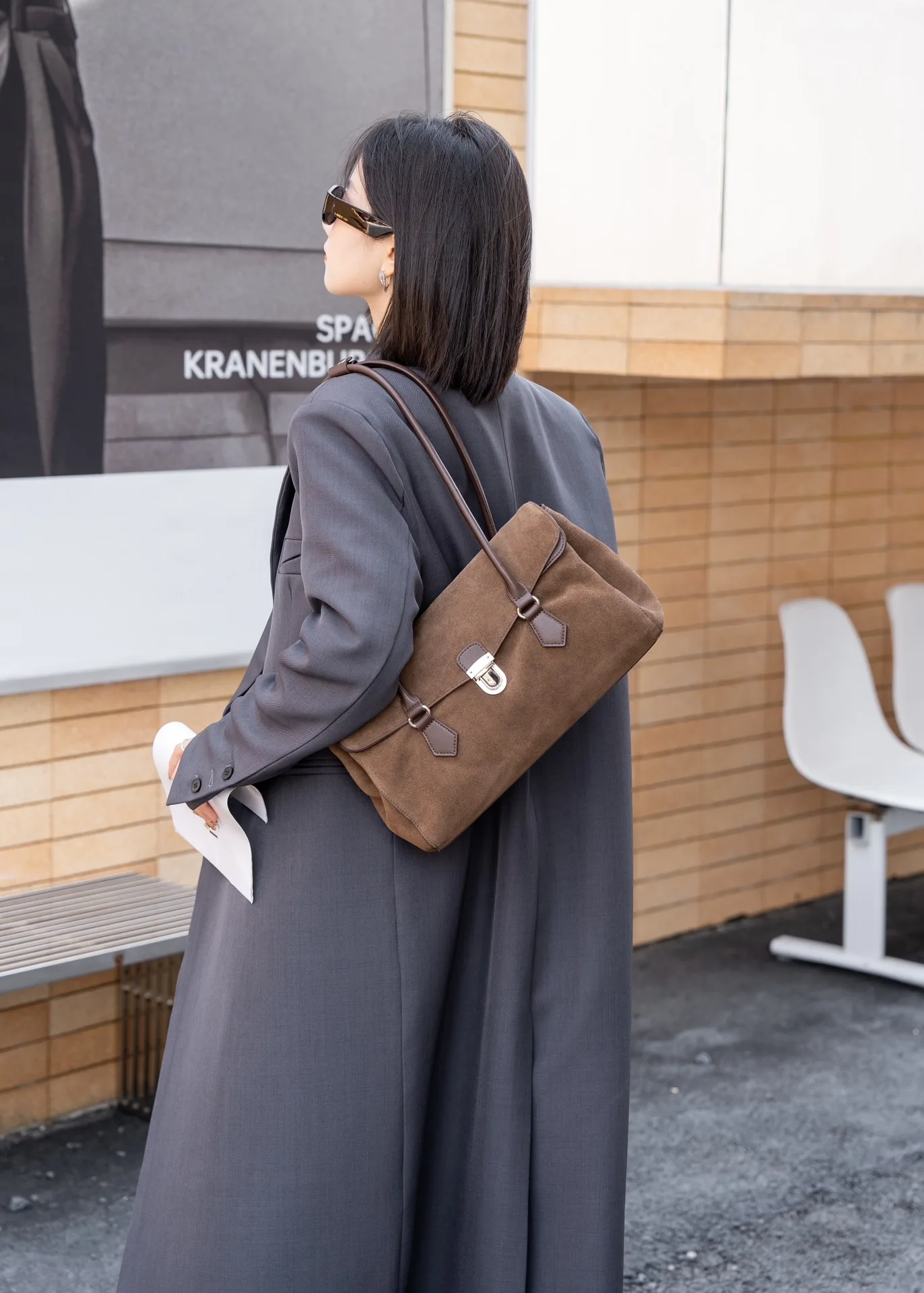 genuine leather large women shoudler bags luxury designer brand ladies coffe bag for woman handbag brown black gray