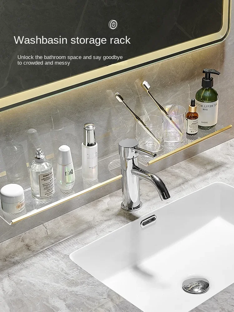 XK акриловая стойка для мытья рук стол ванной комнаты зеркало передняя раковина