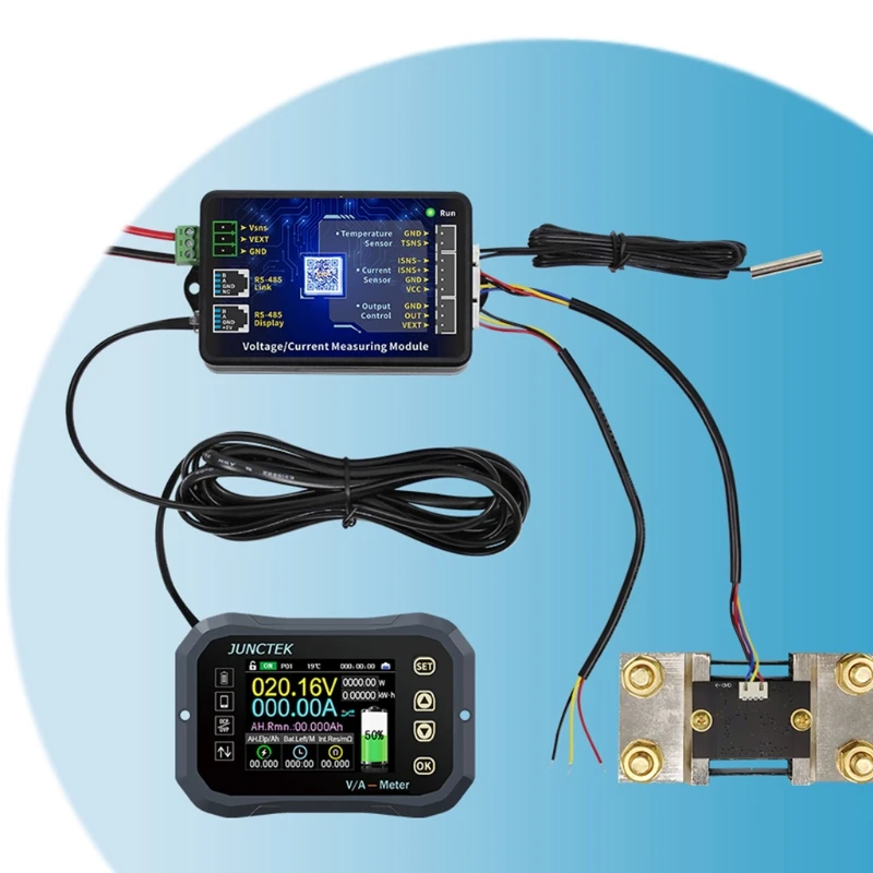 

X37E Battery Coulometer 120V 600A Coulomb Meter With OVP/OTP/LVP/OPP/OCP/NCP Voltage Current Power Meter Tester Temp Dsiplay