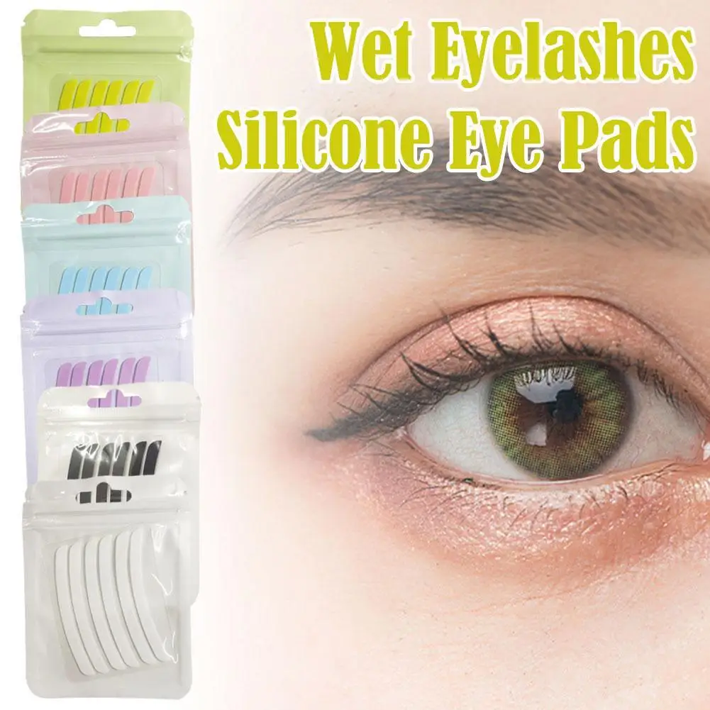 

1 bag/ 3 Pairs Silicone Eyelash Perm Pad Lashes Lifting Rods Shield Eyelashes Extension Accessories 3D Eyelash Curler Applicator