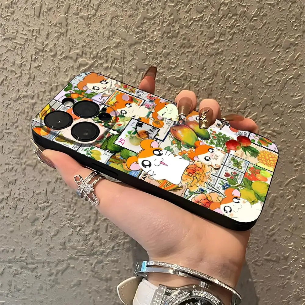 Hamtaro милый чехол для телефона IPhone 15 16 13 Pro Max 14 12 11 Xr X 8 7 6 Plus роскошный чехол-накладка