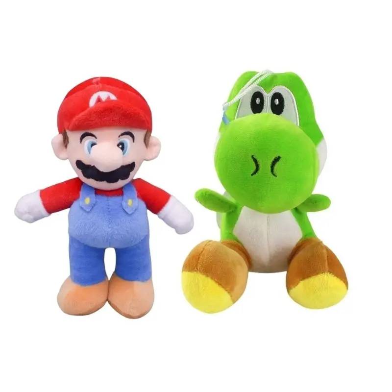 Плюшевая игрушка Yoshi, 25 см, милый аниме динозавр, животное, кукла Bowser, мягкая набивная кукла, подарок на Хэллоуин и Рождество для детей (art.: 3920c11bc37ef) - 3920c11bc37ef