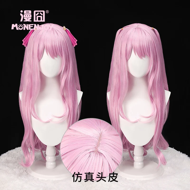

Парик для косплея Yuni, синтетический парик из волокна 「 HSIU 」, богиня победы, костюм для косплея NIKKE, розовый хвост, длинные волосы