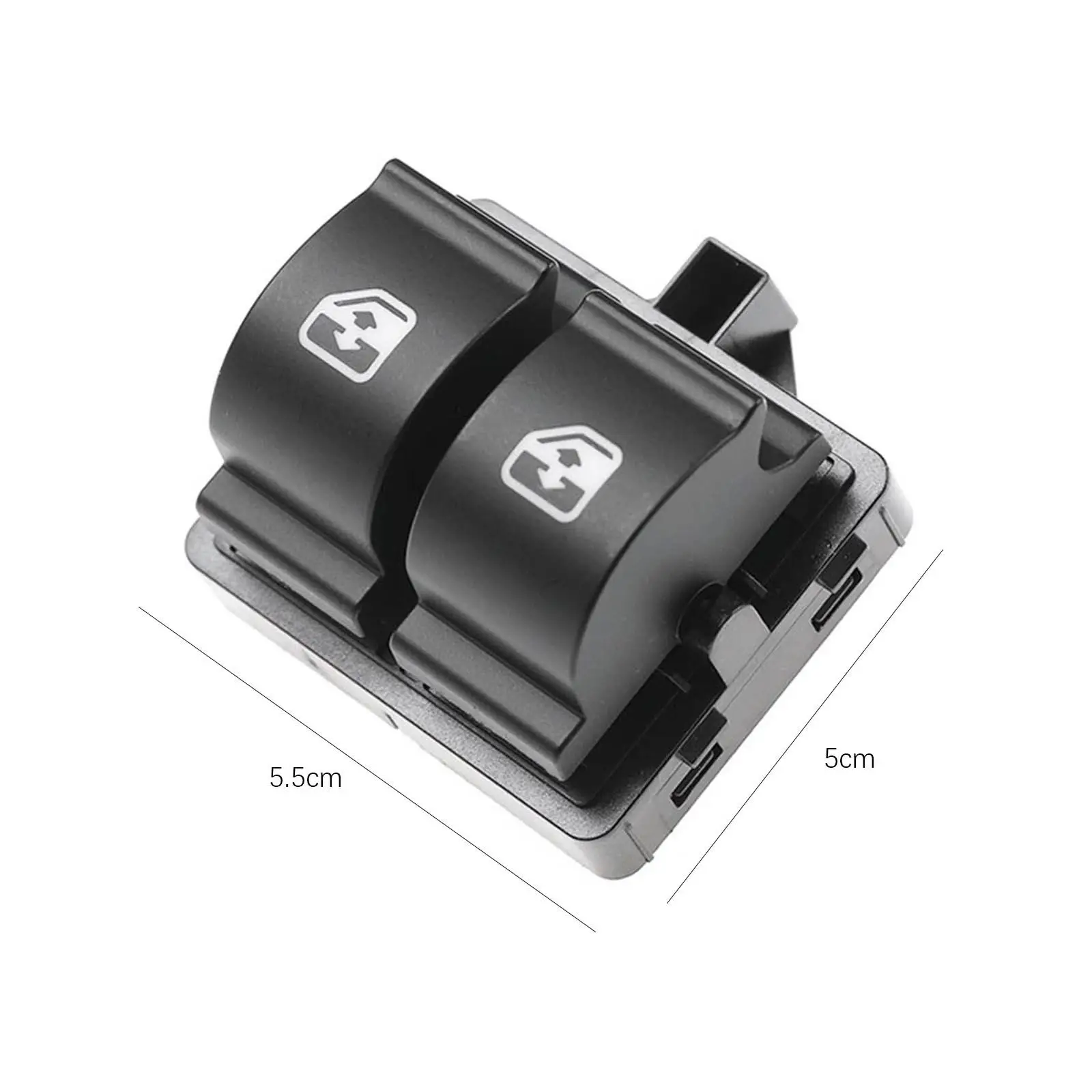 Автомобильный Электрический выключатель управления окошком 5801511729, 8 контактов, переключатель оконного подъемника для Iveco Daily 2015-2018, простая установка, черный